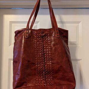 Elliott Lucca Weave Leather Tote